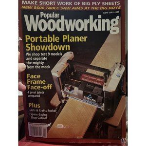 Popular Woodworking Magazine No 121 Portable Planer Showdown